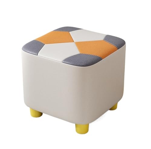 JINBIXIANGDJKS Sofastuhl Aus Massivholz for Zuhause, Schuhbank for Das Wohnzimmer, Robust Und Bequem for Langes Sitzen(White) von JINBIXIANGDJKS