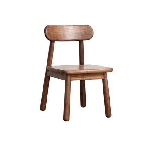 JINBIXIANGDJKS Stuhl Aus Massivholz Mit Rückenlehne, Schuhwechselstuhl, Schlichtes Design von JINBIXIANGDJKS