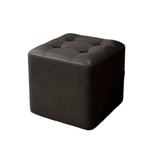 JINBIXIANGDJKS Wohnzimmer Zu Hause Robust Und Langlebig Sofa Couchtisch Softpack Massivholz Schuhwechselstuhl(Black,35) von JINBIXIANGDJKS