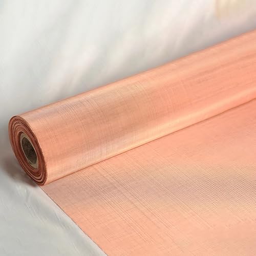 JINDAOSH Mehrere Maschenweiten 99.9% Reines Kupfernetz Kupfer Mesh Screen,Reines Kupferdrahtgeflecht Dichtes Filterschirmgeflecht Erdungsmatte(Size:1X8M(3X26FT),Color:235 mesh) von JINDAOSH