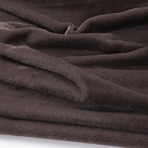 Luxus Kunstpelz-Stoff kurzer Flor 6mm （50cm*50cm）Kurzes Haar Kunstpelz Stoff DIY Bastelmaterial Nähen Steppdecke Zwerge Haar Cosplay Party Kostüm(13 Dark Coffee) von JINDAOSH