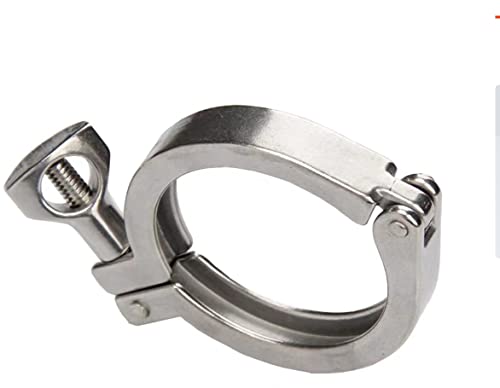 JINFEUGE 1-10 Stück 1,5" 2" 2,5" 3" Tri-Clamp 50,5/64/77,5/91 Mm Ferrule Ad Edelsta304 Tri Sanitärfitting Für Heimbrauerei/1 Piece/2Inch * K64 von JINFEUGE