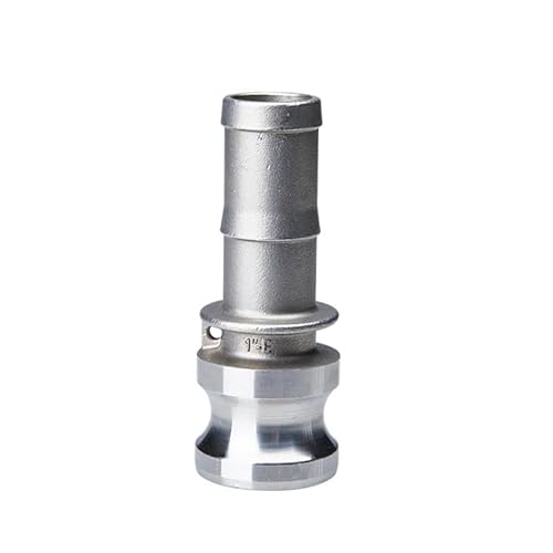 JINFEUGE 1 Stück 1/2" 3/4" 1" 1-1/4" Camlock Nut Fitting Edelsta304 Cam Lock Schnellkupplungsadapter/Bronze Yellow/1-1/4" von JINFEUGE