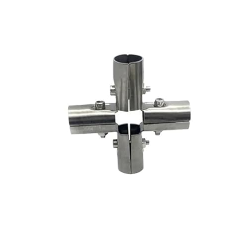 JINFEUGE 1 Stück 25 Mm Rundrohrverbinder, Edelstahl-Rohrverbinder, Kleiderständer, Stangenhalterung, Feste Klemme, Möbelbeschläge/Five Way Joint JINFEUGE 1 Stück 25 Mm Rundrohrverbinder, Edelstahl-Rohrverbinder, Kleiderständer, Stangenhalterung, Feste Klemme, Möbelbeschläge/Five Way Joint von JINFEUGE