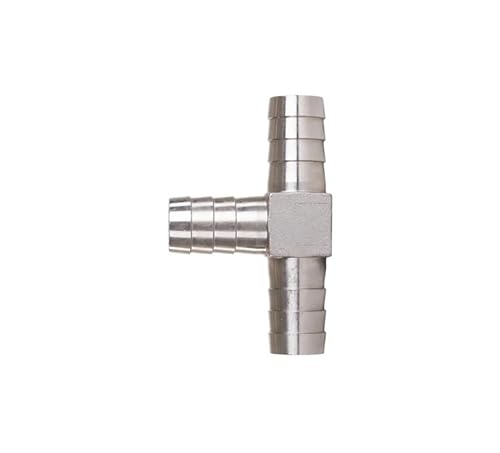 JINFEUGE 1 Stück 6 Mm 8 Mm 10 Mm 12 Mm 13,0 Mm 14 Mm 15 Mm 16 Mm 19 Mm 20 Mm Schlauchverschraubung T-Stück Y T Typ 3 Dreiwege, Edelsta304 Rohr Fitting-Anschluss/16Mm/T-Type von JINFEUGE