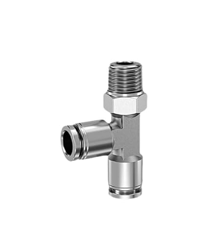 JINFEUGE 1 Stück Usu304 Pneumatische Schlauchverschraubung Plf, Pd Luftschlauchverbinder 1/8 1/4 3/8 1/2 Bsp Schnellverschluss-Rohrverschraubungen/8-04 (8Mm-1L2)/Pd von JINFEUGE