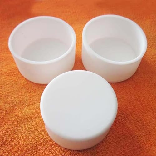 JINFEUGE 10 Stück Maschinenschutzhüllen, Silikon-Endkappen, Runde Rohrdichtungsstreifen Aus Acryl, 9 Mm, 10 Mm, 11 Mm, 12 Mm, 13,0 Mm, 14 Mm/White/a 7.7Mm (10Pcs) von JINFEUGE