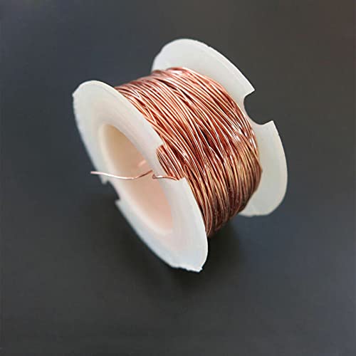 JINFEUGE 1Pc Cable Copper Wire Magnet Wire Dia 0.1-0.9Mm Enameled Copper Winding Wire Coil Copper Wire Length 10-100M/Color/0.2Mm 100M JINFEUGE 1Pc Cable Copper Wire Magnet Wire Dia 0.1-0.9Mm Enameled Copper Winding Wire Coil Copper Wire Length 10-100M/Color/0.2Mm 100M von JINFEUGE