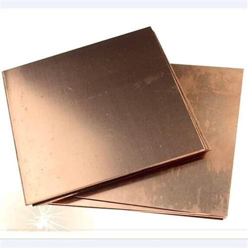 JINFEUGE 1Pc Copper Metal Sheet Thick 0.3-8Mm,100X100 99.9% Purity Red Copper Plate Mechanical Behavior And Thermal Stability/Color/8 * 100 * 100Mm JINFEUGE 1Pc Copper Metal Sheet Thick 0.3-8Mm,100X100 99.9% Purity Red Copper Plate Mechanical Behavior And Thermal Stability/Color/8 * 100 * 100Mm von JINFEUGE
