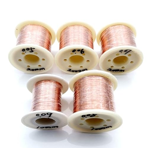 JINFEUGE 1Pc Copper Wire Magnet Wire Enameled Copper Winding Wire 0.130Mm 0.25Mm 0.51Mm 1Mm 1.25Mm,Coil Copper Wire Winding Wire Weight 100G/0.2Mm JINFEUGE 1Pc Copper Wire Magnet Wire Enameled Copper Winding Wire 0.130Mm 0.25Mm 0.51Mm 1Mm 1.25Mm,Coil Copper Wire Winding Wire Weight 100G/0.2Mm von JINFEUGE