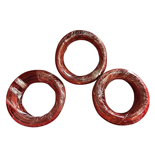 JINFEUGE 1Pc Enameled Copper Wire Magnet Winding Wire Coil Cable Weight 100G,0.130Mm 0.19Mm 0.25Mm 0.35Mm 0.51Mm 1Mm 1.25Mm/D,Red/Od 1.25Mm 9.1M JINFEUGE 1Pc Enameled Copper Wire Magnet Winding Wire Coil Cable Weight 100G,0.130Mm 0.19Mm 0.25Mm 0.35Mm 0.51Mm 1Mm 1.25Mm/D,Red/Od 1.25Mm 9.1M von JINFEUGE