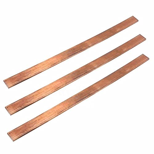 JINFEUGE 1Pcs Copper Strip Red Copper Pad 99.95% Copper Copper Foil Copper Plate Bar Diy Cnc Material 250Mm Copper Strip/Color/3 * 15 * 250Mm von JINFEUGE