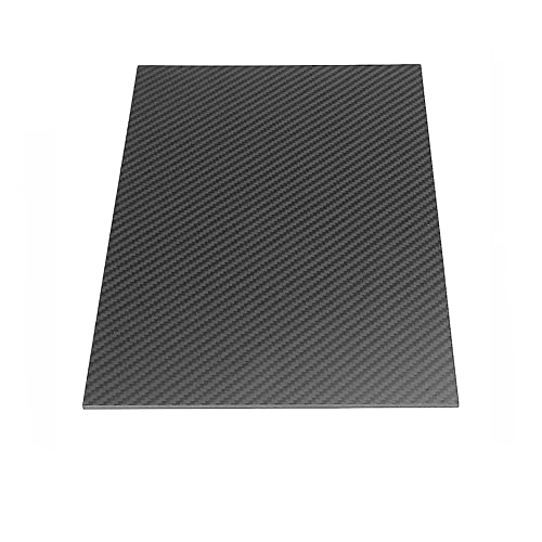 JINFEUGE Carbon Fiber Plate Weave Laminate Sheet Hohe Härte Twill Matte,Dicke 0.2Mm,Breite 350Mm Lang 350-600Mm/600Mm von JINFEUGE