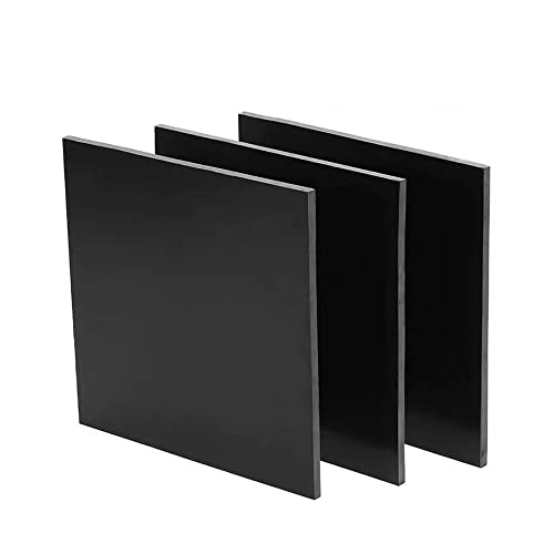 JINFEUGE Epoxy Sheet Fr4 Black Glassfibre Template Board Sheet, G10 Fibreglass Plate 3D Printer Removable Platform (Black) 1Pcs/235 * 235Mm/0.5Mm von JINFEUGE