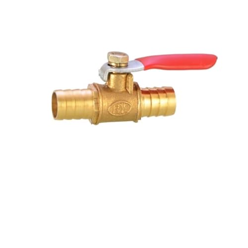 JINFEUGE Kleiner Kugelhahn Mit Rotem Griff, Kupfer, Verdickte Pagoden-Intubation, 1/4 Zoll, 3/8 Zoll, Innendraht, Außenverzahnung, Gerades Ventil/Fd-1-3 JINFEUGE Kleiner Kugelhahn Mit Rotem Griff, Kupfer, Verdickte Pagoden-Intubation, 1/4 Zoll, 3/8 Zoll, Innendraht, Außenverzahnung, Gerades Ventil/Fd-1-3 von JINFEUGE