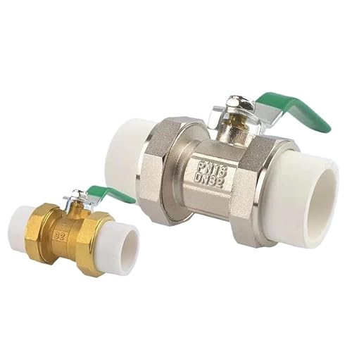 JINFEUGE Ppr-Kugelhahn Mit Union, 20–63,0 Mm, Doppelkopf, Innen- Und Außengewinde, Ventilschalter, Hauptventil, Wasserleitungszubehör./Q1-1-2 JINFEUGE Ppr-Kugelhahn Mit Union, 20–63,0 Mm, Doppelkopf, Innen- Und Außengewinde, Ventilschalter, Hauptventil, Wasserleitungszubehör./Q1-1-2 von JINFEUGE