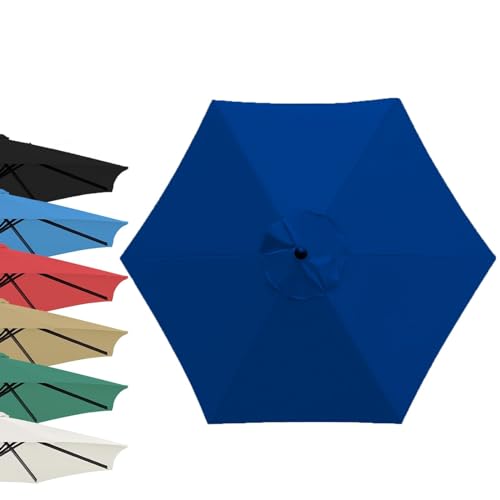 JINFEUGE Regenschirm Ersatz Sonnenschirm Stoff Baldachin, Ersatz Regenschirm Tuch Für Garten Regenschirm, Für Garten Hinterhof Pool/a/6Rib-300Cm von JINFEUGE