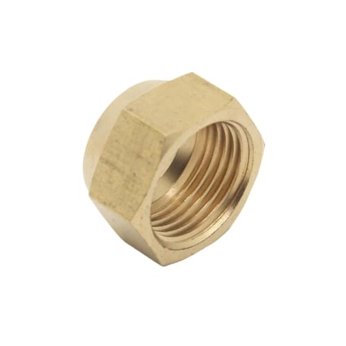JINFEUGE Schnelldreh-Überwurfmutter Mit Kupferbördelung, 1/4 3/8 Zoll, 1/2 3/4 Zoll, Bördel-Rohrverschraubung, Adapter Für Klimaanlagen/Color/Fit 6Mm Od Tube JINFEUGE Schnelldreh-Überwurfmutter Mit Kupferbördelung, 1/4 3/8 Zoll, 1/2 3/4 Zoll, Bördel-Rohrverschraubung, Adapter Für Klimaanlagen/Color/Fit 6Mm Od Tube von JINFEUGE