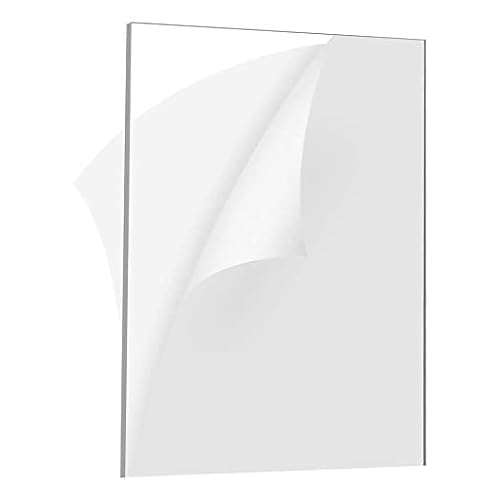 JINFEUGE Transparente Acrylplatte, Organische Kunststoffplatte, Glasmethacrylat, 100 X 100/200 X 300/150 X 250/300 X 300/200 X 200 Mm, 2–10 Mm Dick/5Mm/100 * 100Mm von JINFEUGE