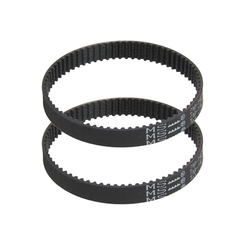 JINFOLI 2 Stück Staubsauger-Timing-Antriebsriemen 2M-142-6 Umfang 142 mm Breite 6 mm Zähne 71 Synchronförderer Haushaltsersatzteil Zahnriemen von JINFOLI