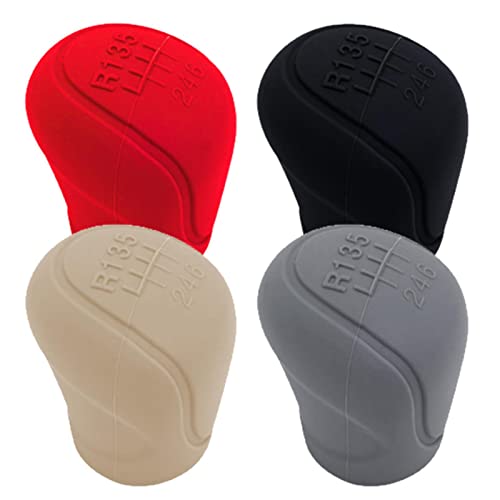 JINGAN Silikon-Schalthebelabdeckung | 6-Gang-Schaltknaufabdeckung | Universelle Auto-Schaltknaufabdeckung | Rutschfester Auto-Handbuch-Schaltknauf-Abdeckungsschutz | Auto-Schalthebelschutz von JINGAN