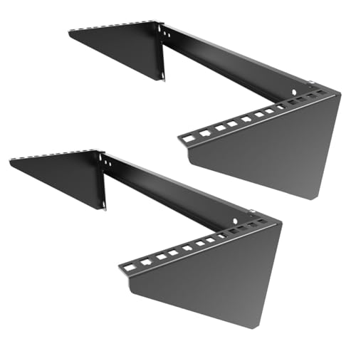 JINGCHENGMEI MFT-HVWRF4U-2PC 48,3 cm (19 Zoll) 4U Schwerlast-Rack zur Wandmontage und 56,7 kg Server-Rack (2 Stück) von JINGCHENGMEI