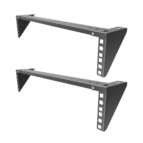 Jingchengmei 2U35P-2PC 2U 48,3 cm leichtes zusammenklappbares Stahlregal zur Wandmontage, einfaches vertikales Rack und Server-Rack, 2 Stück Jingchengmei 2U35P-2PC 2U 48,3 cm leichtes zusammenklappbares Stahlregal zur Wandmontage, einfaches vertikales Rack und Server-Rack, 2 Stück von JINGCHENGMEI