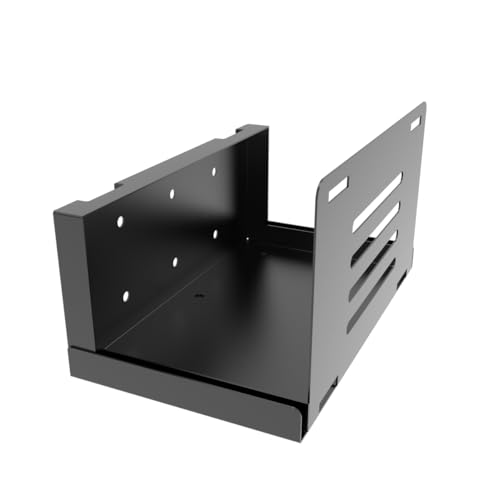 Wandhalterung CPU-Halterung, verstellbare Breite 12,2 cm bis 21,1 cm, Metall, Computer-Tower-Halterung für Desktop-PC von JINGCHENGMEI