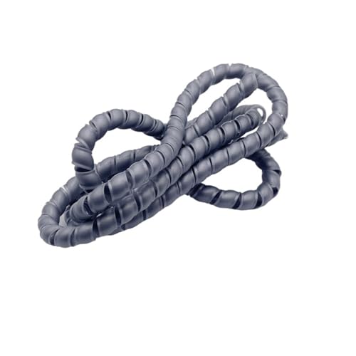 1 stücke Draht Veranstalter Kabel Schutz Hülse Wicklung Rohr Schutz Hülse Spirale Wrap Wicklung Schutz Schläuche Abdeckung(Gray,ID 20 mm 5 Meters) von JINGCHI