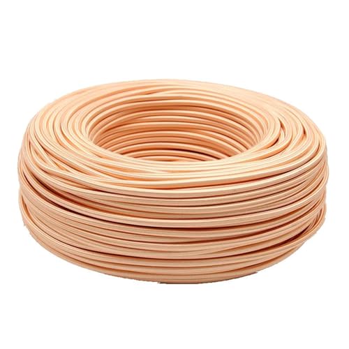 Geflochtenes Elektrokabel VDE 2-adrig 0,75 mm² Stoffdrahtkabel Mehrfarbig 2-10 Meter(40 rose gold,5meter) von JINGCHI