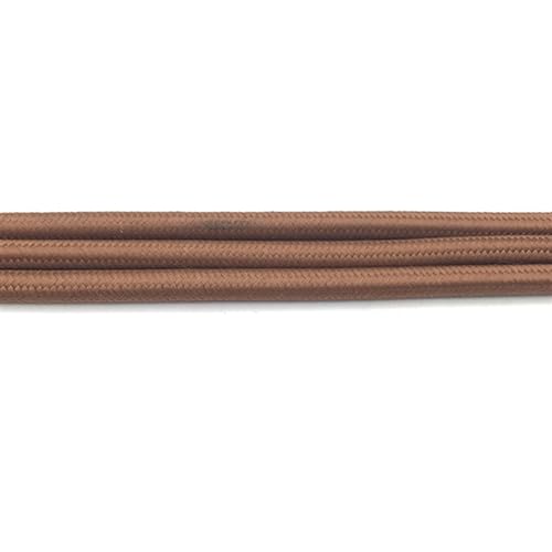 Geflochtenes elektrisches Kabel, geflochtenes Kabel, 5,5–5,8 mm, mehrfarbig, mehrere Größen(Brown,3meter) von JINGCHI