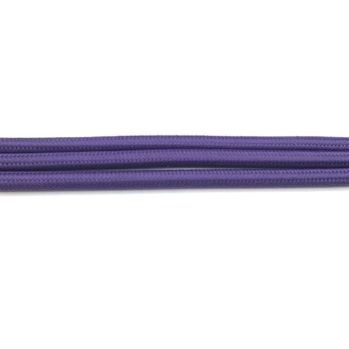 Geflochtenes elektrisches Kabel, geflochtenes Kabel, 5,5–5,8 mm, mehrfarbig, mehrere Größen(Purple,3meter) von JINGCHI