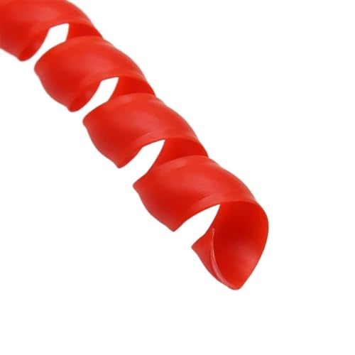 Spiralwickel-Kabelspiralhülse 10 mm 20 mm 30 mm Innendurchmesser Rohrleitungs-Organizer Flexibler Rohrschutz Wickelkabelschlauch Schlauchabdeckung(Red,ID 30mm 5 Meters) von JINGCHI