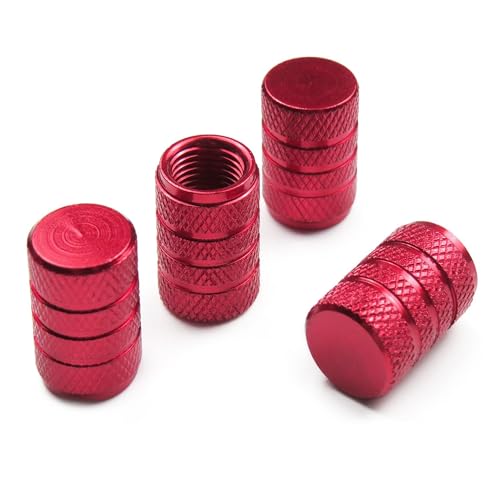 JINGDA 4 Pcs Legierung Auto Ventilkappen für Toyota RAV4 Plug-In Hybrid 2025, Ventilkappen Auto Reifen Ventilkappe Auto Reifen Luftabdeckungen Staubkappen,Red JINGDA 4 Pcs Legierung Auto Ventilkappen für Toyota RAV4 Plug-In Hybrid 2025, Ventilkappen Auto Reifen Ventilkappe Auto Reifen Luftabdeckungen Staubkappen,Red von JINGDA