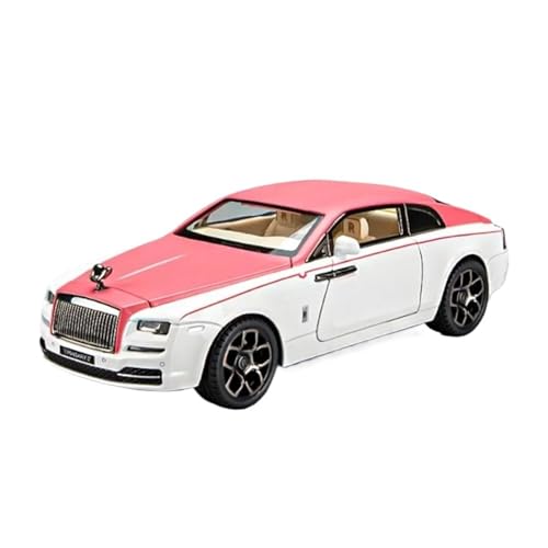 JINGDEE Dekoratives Automodell 1/22 for Wraith Legierung Auto Modell Desktop Dekoration Silvester Party Geschenke perfekt zum Verschenken(Pink) von JINGDEE