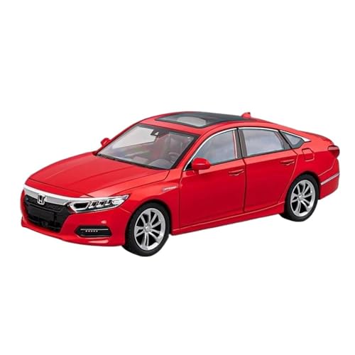 JINGDEE Dekoratives Automodell 1:24 for Accord Diecast Legierung Metall Proportional Auto Modell Urlaub Party Geschenk perfekt zum Verschenken(Red) von JINGDEE