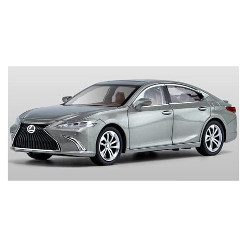 JINGDEE Dekoratives Automodell 1:24 for ES300 Diecast Metall Legierung Display Auto Modell Silvester Party Dekoration perfekt zum Verschenken(Silver) von JINGDEE