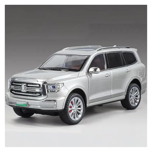 JINGDEE Dekoratives Automodell 1:24 for Tank 500 Hi4-T Diecast Metall Legierung Neue Energie SUV Off Road Auto Modell Kaminsims Dekoration perfekt zum Verschenken(Gold) von JINGDEE