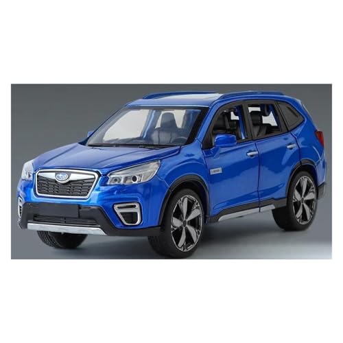 JINGDEE Dekoratives Automodell 1:30 for Forester Off Road SUV Diecast Metall Legierung Display Auto Modell Kaminsims Dekoration perfekt zum Verschenken(Blue) von JINGDEE