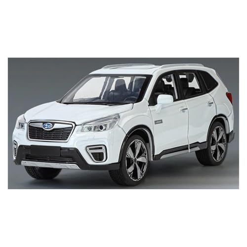 JINGDEE Dekoratives Automodell 1:30 for Forester Off Road SUV Diecast Metall Legierung Display Auto Modell Kaminsims Dekoration perfekt zum Verschenken(White) von JINGDEE