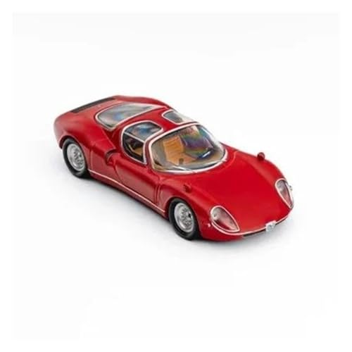 JINGDEE Dekoratives Automodell 1:64 for Romeo Tipo 33 Stradale Diecast Display Miniatur Auto Modell Urlaub Party Geschenk perfekt zum Verschenken JINGDEE Dekoratives Automodell 1:64 for Romeo Tipo 33 Stradale Diecast Display Miniatur Auto Modell Urlaub Party Geschenk perfekt zum Verschenken von JINGDEE