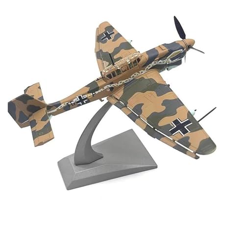 JINGDEE Modellflugzeuge im Displaymaßstab 1/72 for Air Force Stuka JU-87 Kampfflugzeug Diecast Metalllegierung Flugzeugmodell Urlaub Party Geschenk Geeignet zum Verschenken von JINGDEE