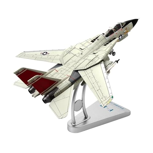 JINGDEE Modellflugzeuge im Displaymaßstab 1/72 for F-14 Tomcat Kampfflugzeug Legierung Statische Militär Simulierte Flugzeug Modell Sammlung Souvenir Geeignet zum Verschenken von JINGDEE