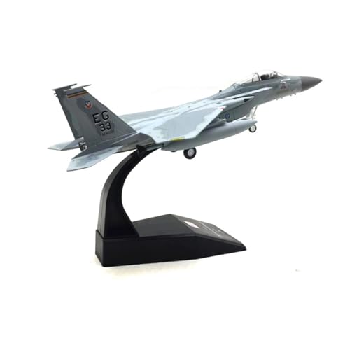 JINGDEE Modellflugzeuge im Displaymaßstab 1:100 for USA F-15C American Eagle Überschall-Kampfflugzeug Modell Legierung Militärflugzeug Dekorative Bücherregal Geeignet zum Verschenken von JINGDEE