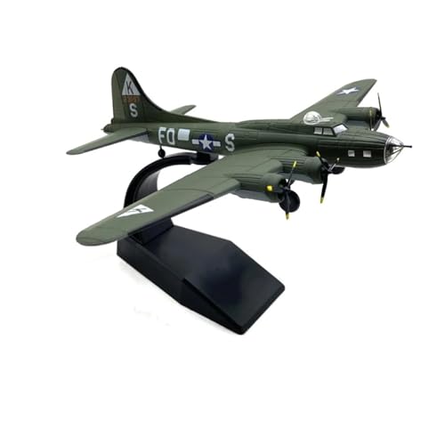 JINGDEE Modellflugzeuge im Displaymaßstab 1:144 for B-17 Klassische WWII Flugzeug Modell Legierung Sammlung-Ebene Flugzeug Dekorative Bücherregal Geeignet zum Verschenken von JINGDEE