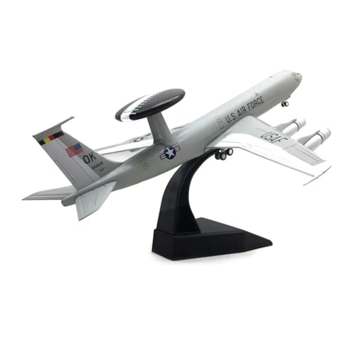 JINGDEE Modellflugzeuge im Displaymaßstab 1:200 for E-3 Sentry USAF Frühen Warnung Modell Legierung Sammlung-Ebene Flugzeug Konferenz Tisch Ornament Geeignet zum Verschenken von JINGDEE