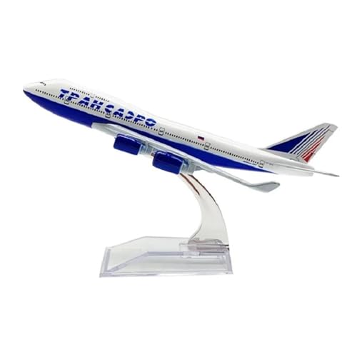 JINGDEE Modellflugzeuge im Displaymaßstab 15CM for Boeing Airbus B747 Russland Flugzeug Modell Metall Miniatur Flugzeug Sammlung Souvenir Geeignet zum Verschenken von JINGDEE