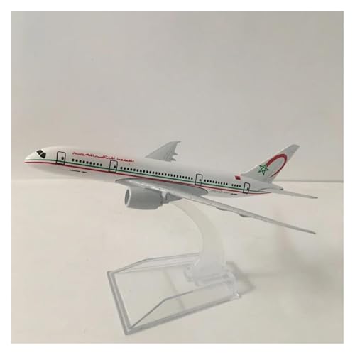 Modellflugzeuge im Displaymaßstab 16cm 1/400 for Royal Air Maroc Boeing 787 Flugzeug Modell Diecast Metall Skala Flugzeug Sammlung Souvenir Geeignet zum Verschenken von JINGDEE