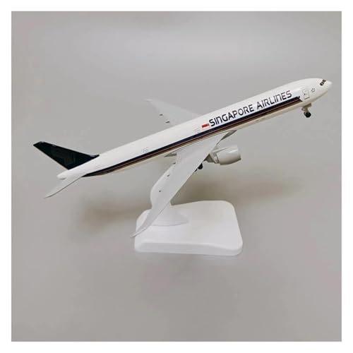 Modellflugzeuge im Displaymaßstab 20 cm 1:400 for B777 Singapore Airlines Metalllegierung Flugzeug Miniatur Maßstab Flugzeug Modell Dekorative Schreibtische Geeignet zum Verschenken von JINGDEE