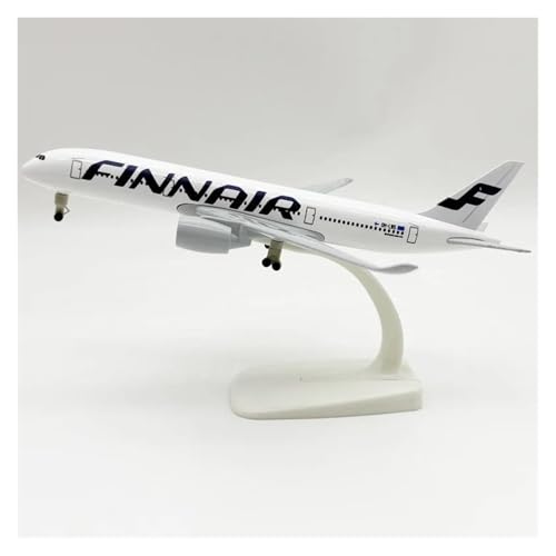 Modellflugzeuge im Displaymaßstab 20CM for Finnair A350 Flugzeug Legierung Hoch Restauriert Simulierte Skala Flugzeug Modell Sammlung Souvenir Geeignet zum Verschenken von JINGDEE